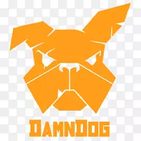 剪贴画，达马提亚犬标志，警犬形象