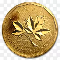 金币加拿大金枫叶皇家加拿大铸币