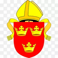 伊利大教堂教区，伊利主教军徽