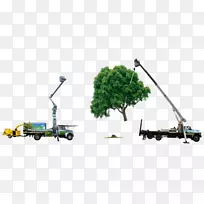 树架空工作平台卡车运输方式