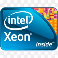英特尔核心i3中央处理单元徽标intel core i5-intel