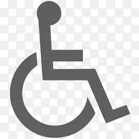 轮椅残疾泊车许可证国际无障碍标志-轮椅