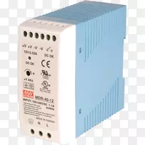供电单元电源转换器意味着WELE企业有限公司。开关电源MDR-60-24表示