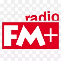 标志无线电广播FM+FM广播电台