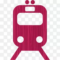 火车轨道运输通勤轨道计算机图标无轨电车