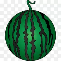 水果西瓜食品剪贴画插画