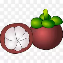泰国料理芒果菜图形剪贴画png图片.mangostein