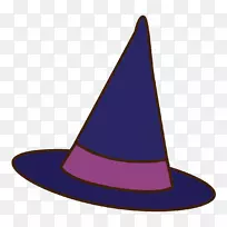 帽子万圣节插图女巫魔术师