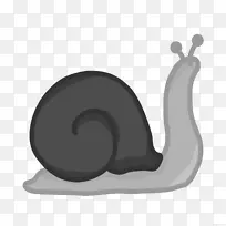 腹足蜗牛图形剪贴画卡通蜗牛