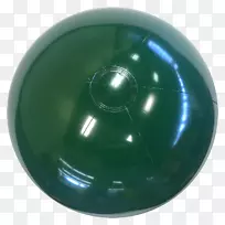 塑料海滩球-24‘固体深绿色沙滩球Ternua球体XL