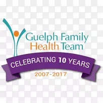徽标Guelph家庭健康团队品牌公关产品-新年标志