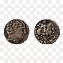 德纳留斯公元前2世纪卡萨·德尔·梅南德罗硬币博物馆