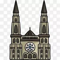 夏特雷斯大教堂计算机图标纪念碑塞萨洛尼基白塔-大教堂