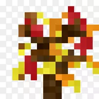 “我的世界”MODS Pikmin字体树苗
