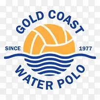 黄金海岸标志水球品牌剪贴画水球