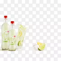 Limeade杜松子汽水和补品caipirinha柠檬水-非酒精饮料-柠檬水