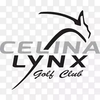 赛琳娜·林克斯高尔夫俱乐部标志牌字体剪贴画