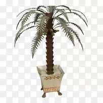 棕榈树收费表棕榈滩德文郡电灯桌
