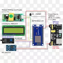 微控制器nodemcu esp 8266电子阿度诺积分卡