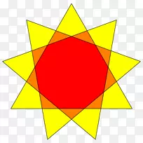 线点角对称图案线