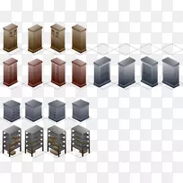 橱柜剪贴画家具图形文件柜工业橱柜