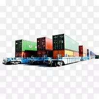 货运铁路运输集装箱多式联运集装箱港口OOCL集装箱