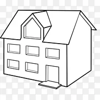 剪贴画露天屋房地产公寓-大型废墟掩体