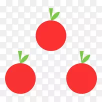 剪贴画线标志水果-草莓