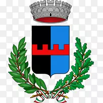 圣科伦巴诺·兰布罗·维拉诺娃·阿斯特里·圣科伦巴诺·贝尔蒙特军徽