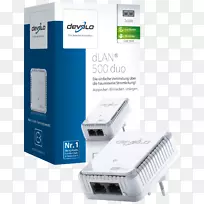 Devo Powerlan电力线通信适配器HomePlug-电力线网络适配器