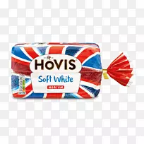 Hovis中号软白面包烘焙店面包Hovis软白厚厚的低碳水化合物包装