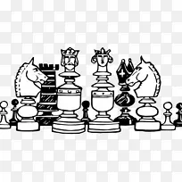国际象棋终盘王棋子-国际象棋