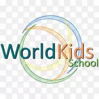 世界儿童学校标志品牌字体孩子