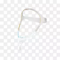 飞利浦呼吸学细微差别亲鼻CPAP口罩持续气道正压呼吸，公司。护目镜