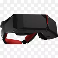 Oculus裂缝头装显示虚拟现实耳机沙风工作室里迪克攻击黑暗雅典娜编年史