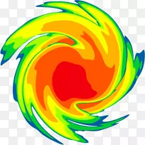 热带气旋图片免版税摄影插图-风暴
