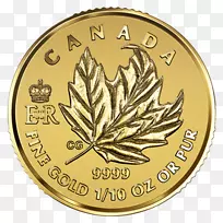 加拿大金币，枫叶，加拿大皇家铸币