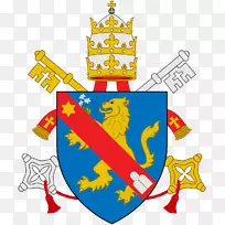教皇军徽方济各教宗的军徽教皇十六世的军徽