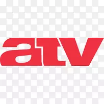 徽标ATV电视公司身份识别卫星