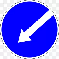 强制标志交通代码交通标志segnaletica Stradale在百里香-汽车
