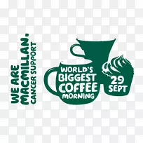 世界上最大的咖啡早晨麦克米伦癌症支持非均匀日0-咖啡