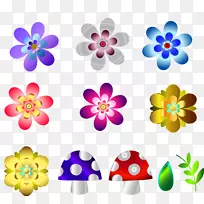 花卉设计花卉装饰插图