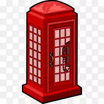电话亭png图片红色电话盒夹艺术-80 sphone
