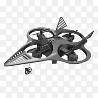 飞机汽车直升机旋翼飞行-隐身无人机