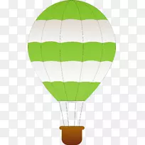 剪贴画图形热气球开放部分-气球