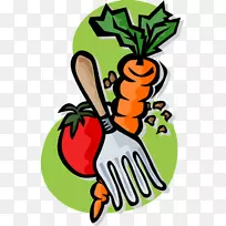 剪贴画插图蔬菜水果图形
