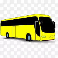 旅游巴士服务短片旅游巴士插画-巴士