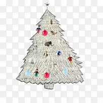圣诞树，圣诞装饰品，圣诞节装饰-圣诞树