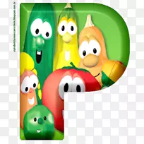 卡通桌面壁纸插图YouTube图片-VeggieTales 2008榛子