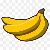 剪贴画香蕉开放部分免费内容插图-学习猴香蕉树